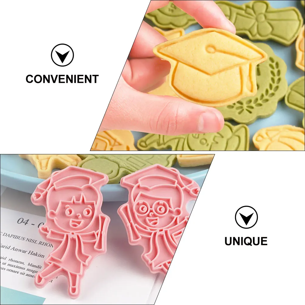 

16pcs Premium PP Biscuit Molds Sturdy Lovely Cookie Cutters Reusable Plastic Baking Tools DIY Crafts Holiday Supplies