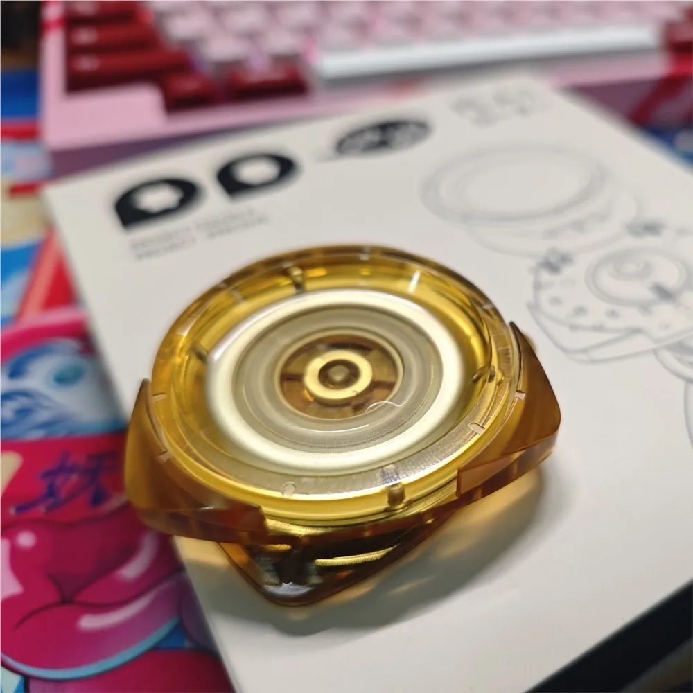 Spinner PCP ROTOR-EDC, aluminiowy, z powłoką PEI PC, zabawka antystresowa, trójłopatkowy spinner, gadżet redukujący niepokój.