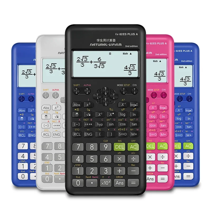 2024 New Scientific Function Calculator Fx-82es Plus A Student Exam Multifunctional Function Calculator Accounting Cpa Special