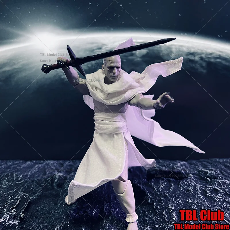 

1/12 Scale Male Clothes White Cloak Gorr Supervillain Journey to Slaughter the Gods For ml HB 6-inch Action Figure Soldier
