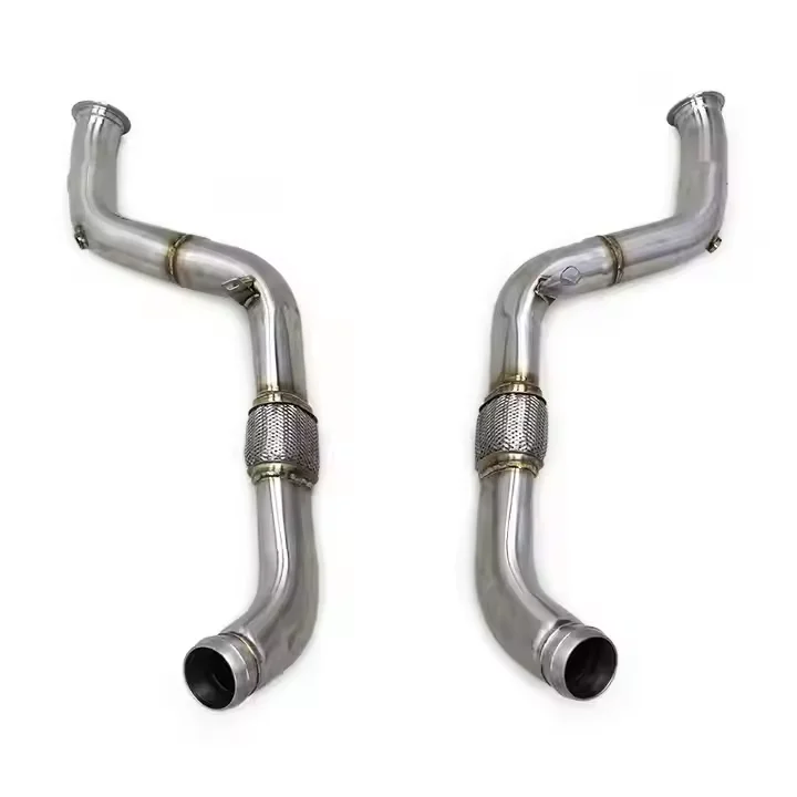 Yooking Exhaust Downpipe For Bentley Continental GT 4.0TT/6.0TT 2020-2024 Stainless Steel Exhaust Pipe Car Exhaust System