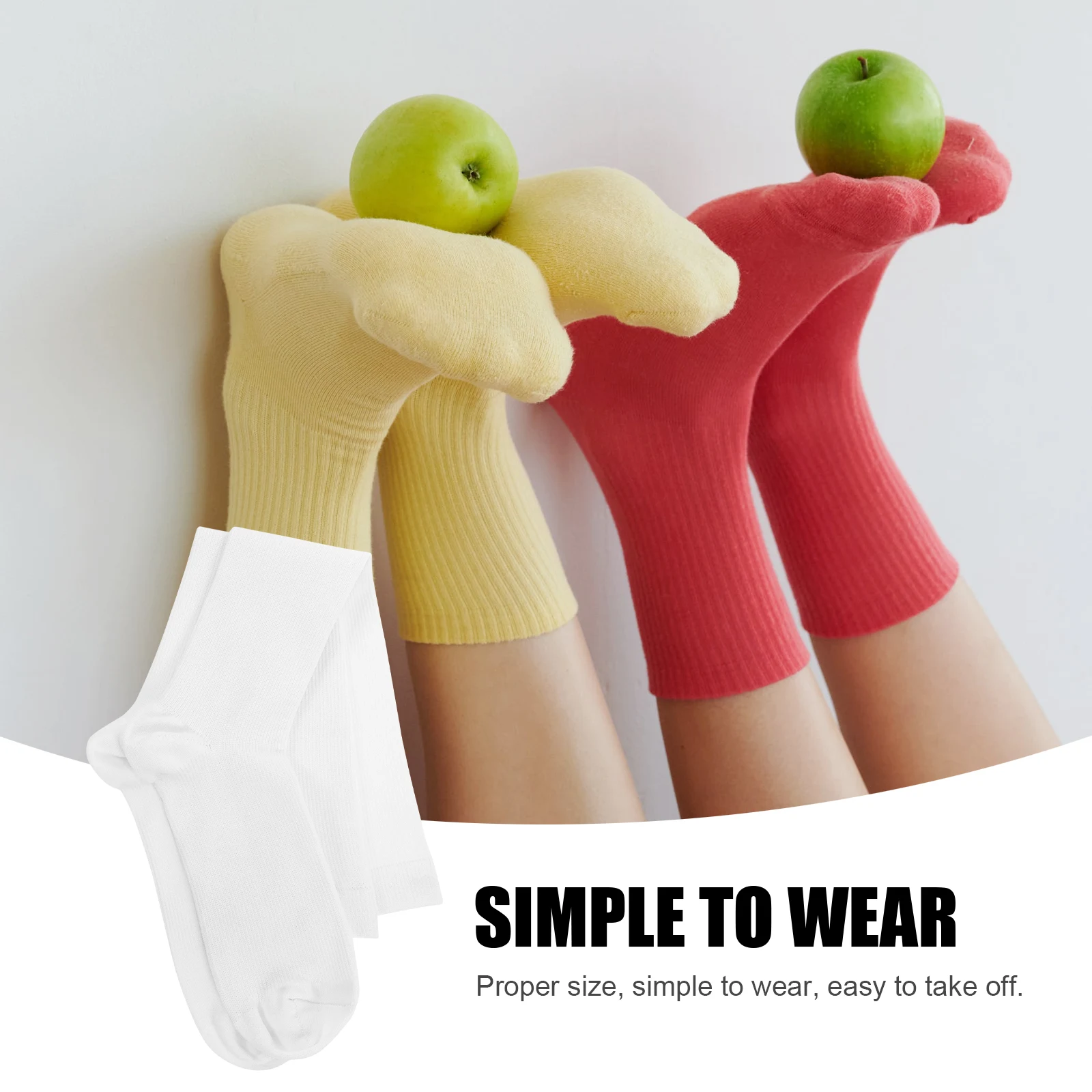 

3 Pairs Compression Knee High Socks For Sports Socks Size L XL 40 46 Men Sports Fencing Running Cycling Soccer Polyester Knee