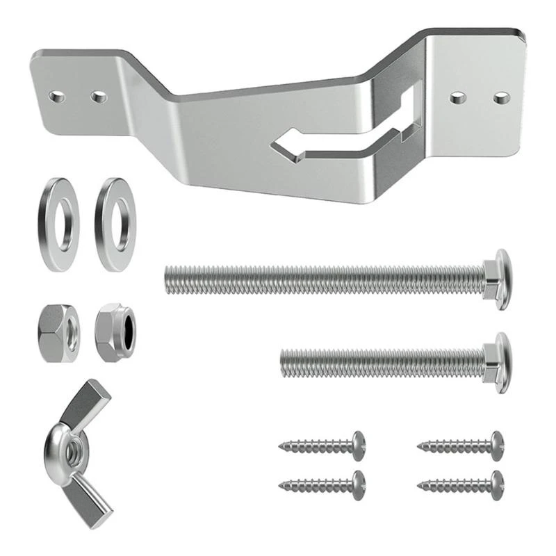 

RXJE Spare Tire Wall Bracket Support Easy Installation Space Savers Suitable for Cargo Trailers, Sturdy Stainless Steel Mount
