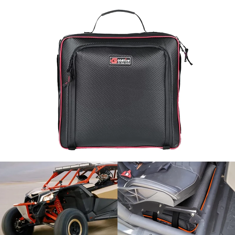 

Storage Bag Center Under Seat Gear Bag Tool Orangizers Maverick X3 Accessories Bags for Can-Am Maverick X3 2017-2025