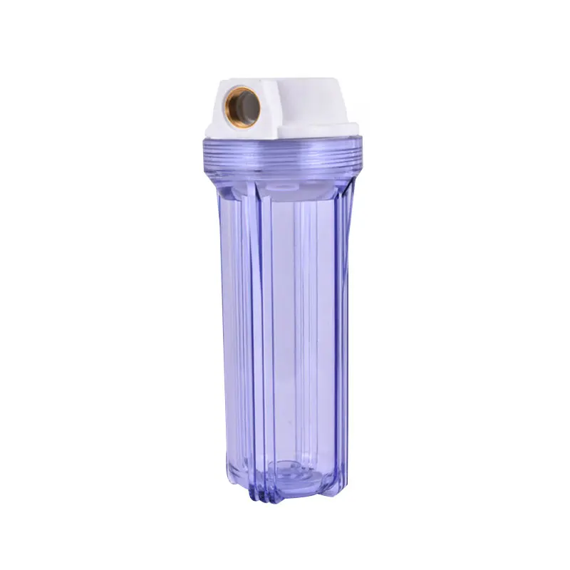 Water Filter Housing Clear For Reverse Osmosis System 10’ Clear Filter Housing Pre-Filtered Piped Single Stage Water Filter