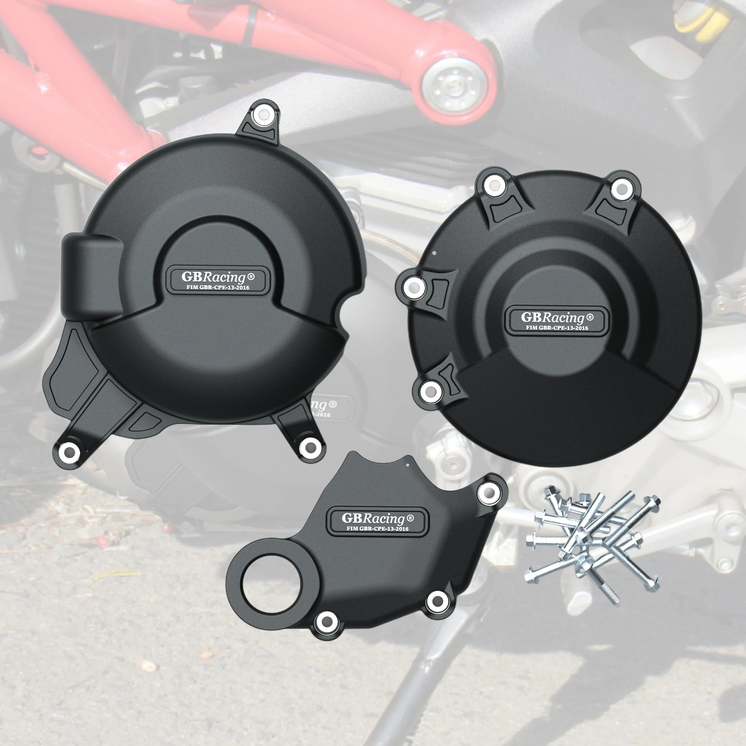 

For Ducati Monster 659 696 795 796 1100 2008-2015 GBRacing Engine Cover Protection Motorcycle Case Accessories