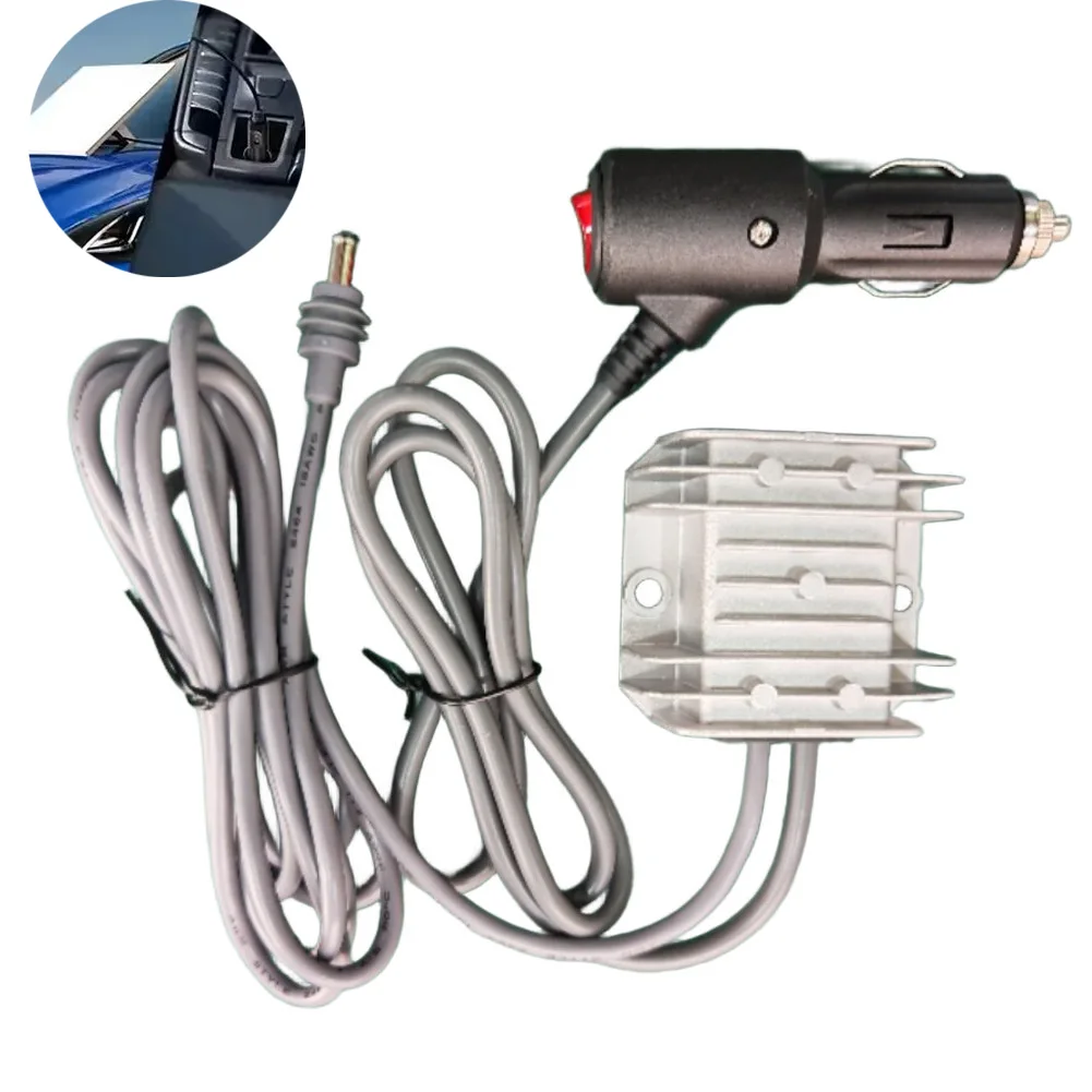 12V To 30V 3.5A Car DC Power Converter Boost Module With Switch And Cigarettes Lighters-Plug Adapter Kit, IP68 Waterproof
