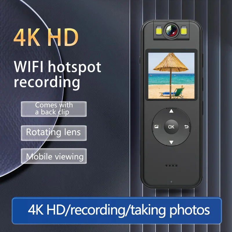 

High definition law enforcement recorder, recording pen, DV video recording, portable sports camera 4K HD camera