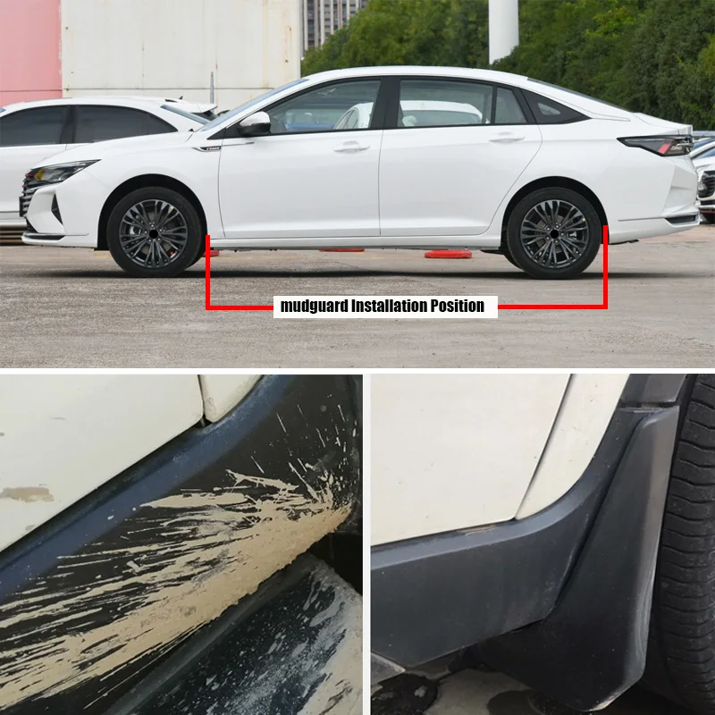 TONLINKER Car Mudguard For Dongfeng Shine Max Sedan 2022 2023- Mudguards Splash Guards Front Rear Fender Mudflaps Accessories