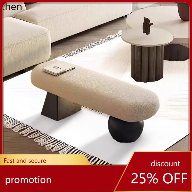CZ Vintage Style Shoe Changing Stool Furniture Entryway Sofa Stool Wooden American Style Long Low Stool