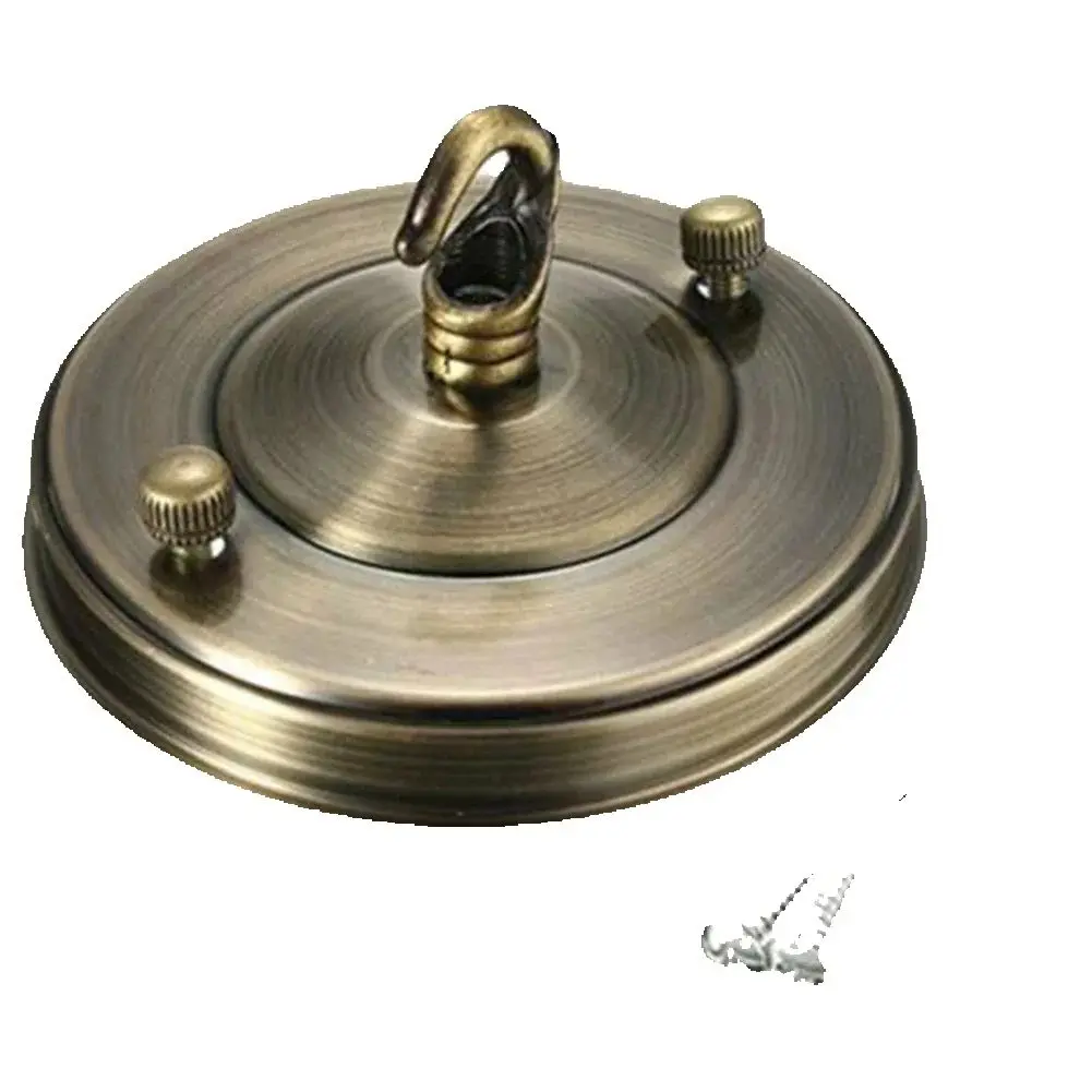 

1pc Ceiling Plate Holder Vintage Lamp Base Hook Plate Light Fitting Chandelier Decoration Hanger Pendant Lamp Parts Accessories