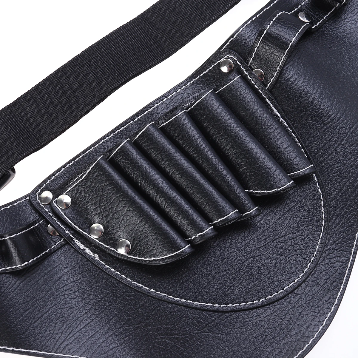 

Professional Hairdressing Kit Large Capacity Scissors Case Soft Barber Accessories 6 Pairs Hairdresser Waist Bag Pouch Fanny