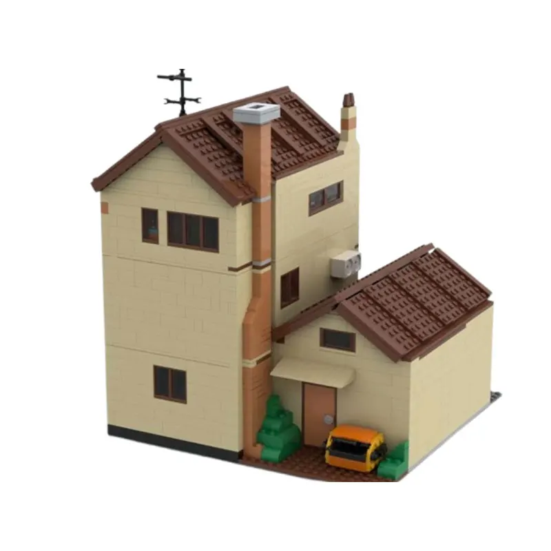 Spot MOC-100451 1384 stücke Haus Kleine Partikel Montage Bausteine Pädagogisches Spielzeug Modell Geschenk Set Ornamente