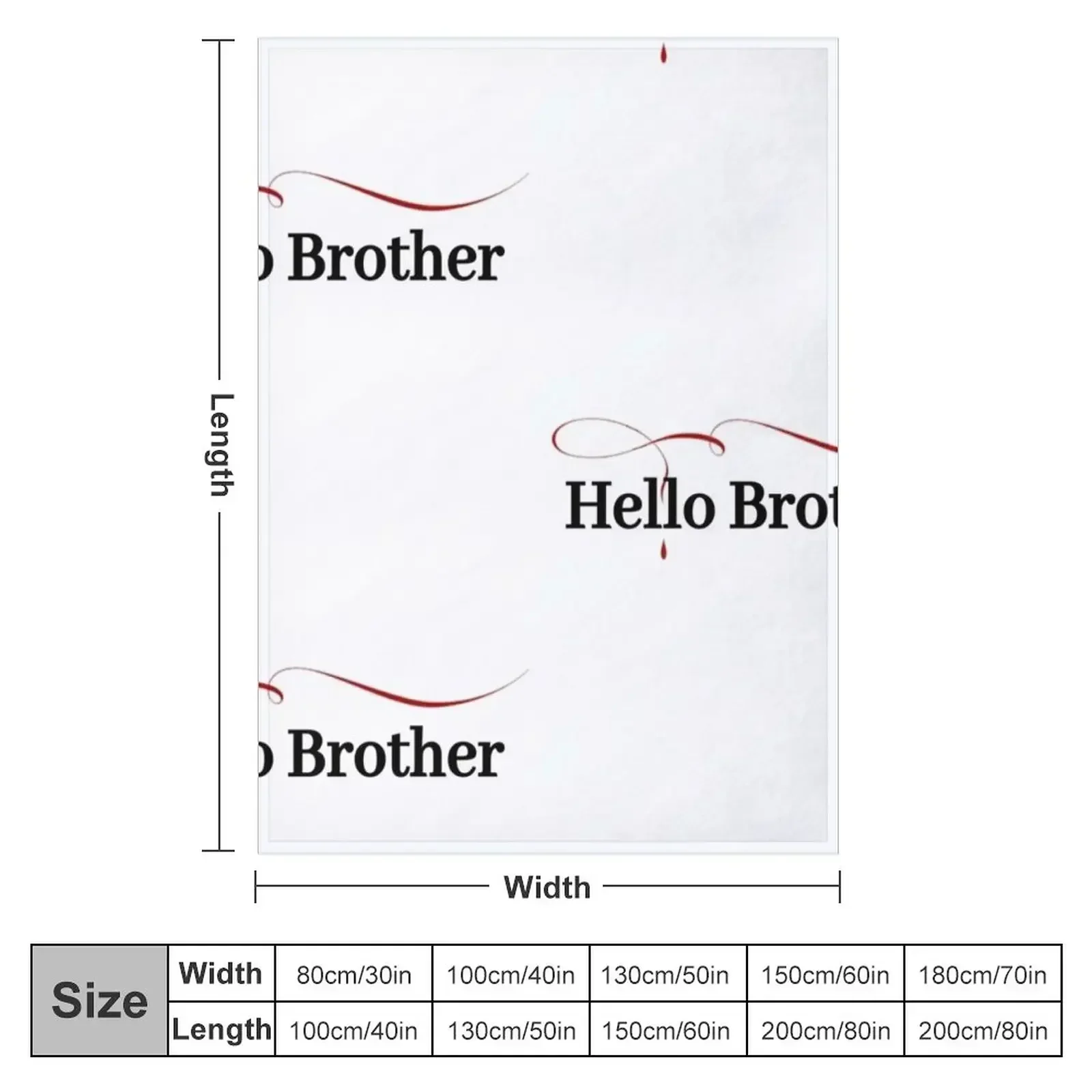 Hello Brother Throw Blanket Thins Fashion Sofas Decorative Sofa Decorative Throw Beautifuls Hair Blankets