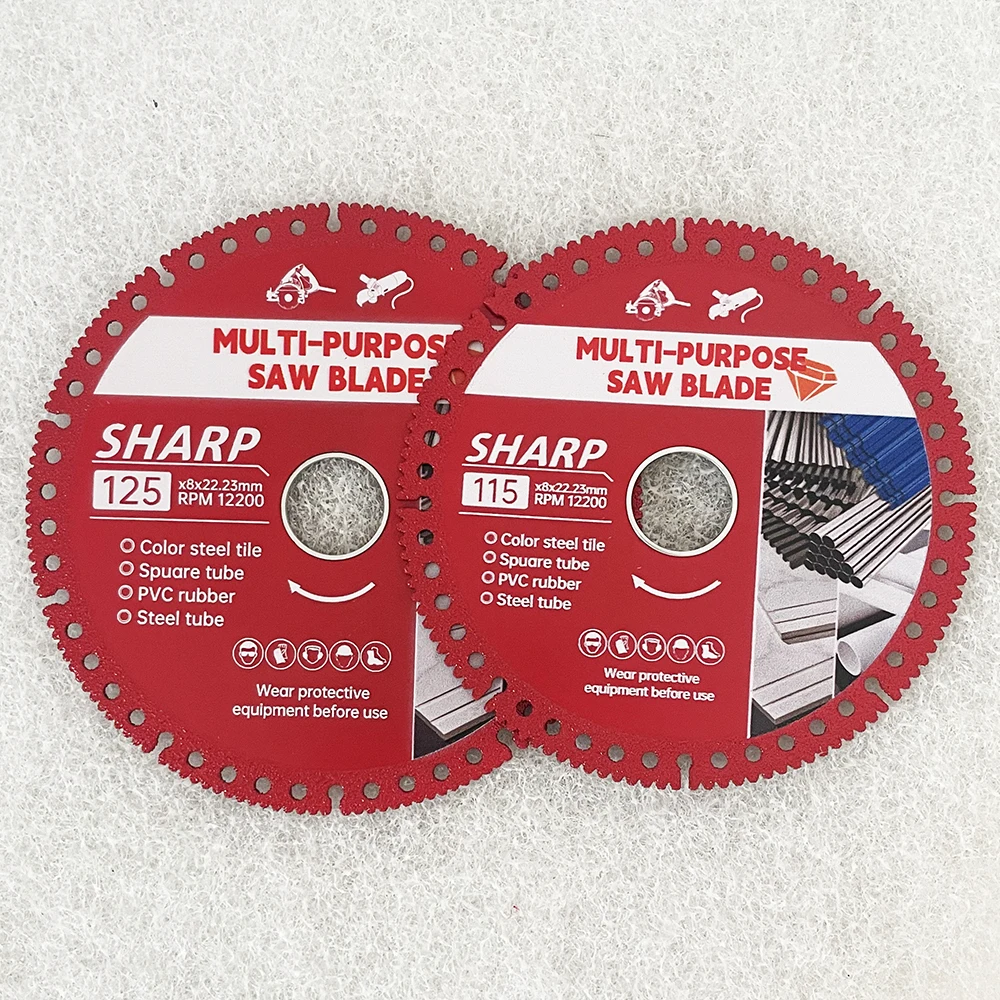 100/110/115mm Multi-purpose Saw Blade Diamond Cutting Disc For Cutting Color Steel Tile Square Tube PVC Rubber Steel Tube Stone