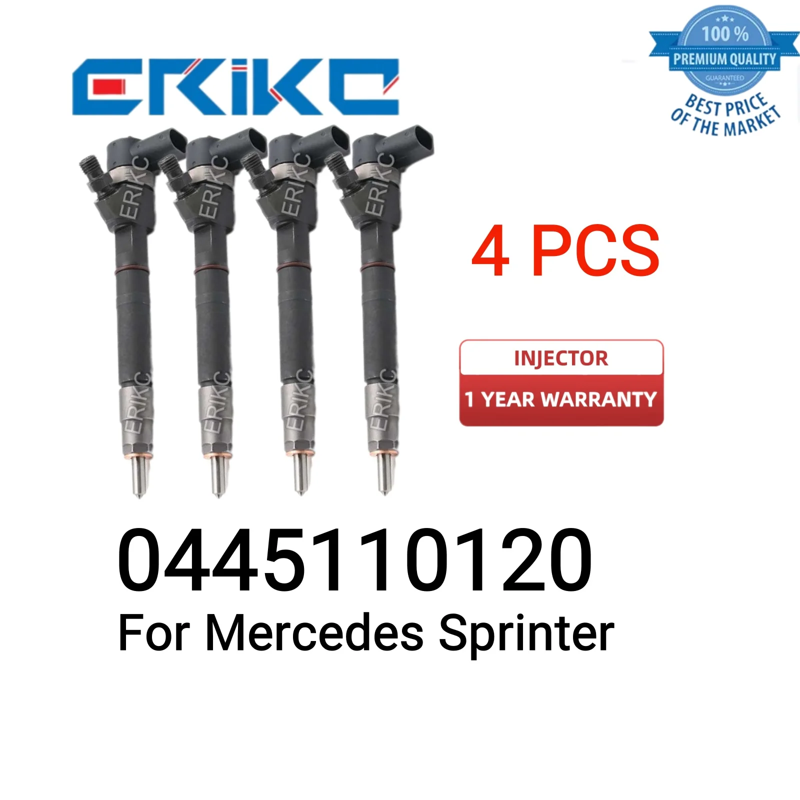 4 PCS 0445110120 Fuel Injector 0 445 110 120 Original Injector 0445 110 120 Diesel Injector Parts  for Mercedes Sprinter