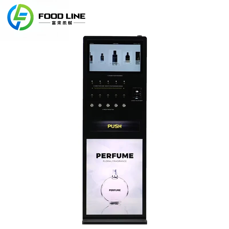 

Latest Floor Standing Automatic Credit Card Perfume Spray and Sale Vending Machine for Commercial Street Shopping Mall