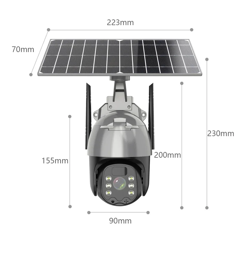 YYHC- 4G SIM Card Solar Camera I CAM+ FULL HD Battery Motion Detection Waterproof Solar 4GCamera