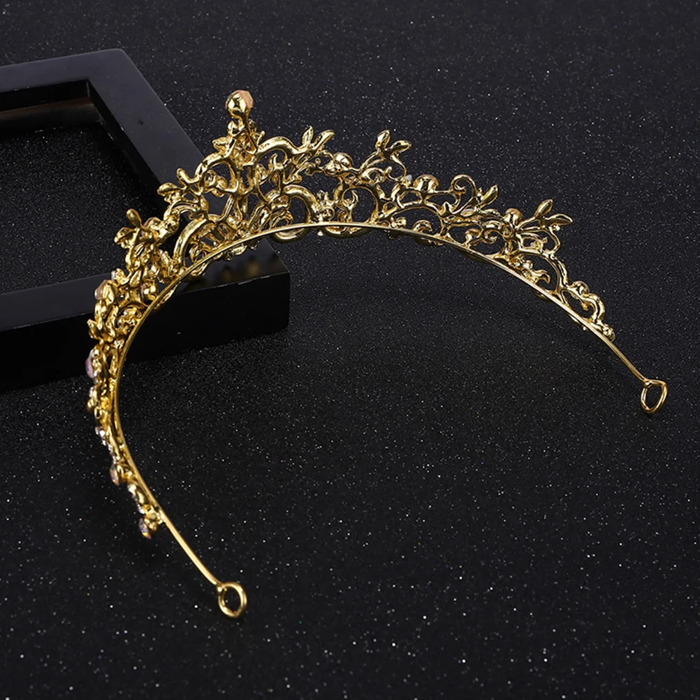 

Children Crown Headb s Girls Tiara Headdress Shiny Crystal Rhinestone Kids Hair Hoop Durable Lightweight Birthday Party Banquet