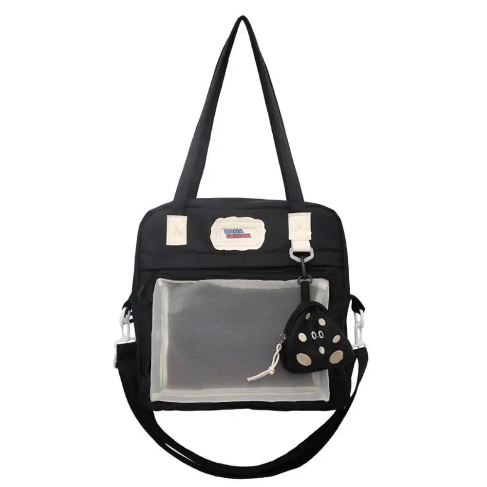 Lolita Clear Small Ita Bag Japanese Style Multi-purpose Clear ItaBag Transparent Pocket Waterproof Pin Display Backpack Girls