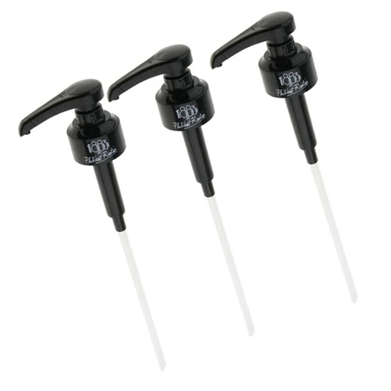 Pompa erogatrice per sciroppi nera da 4 pezzi da 8 ml, ideale per sciroppi di caffè, coni di neve, aromi e altro ancora