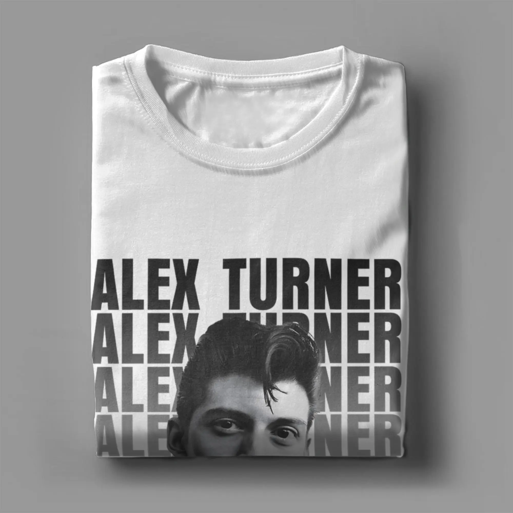 تي شيرت Alex Turner The Arctic Monkeys Band للرجال تي شيرت قطني مضحك برقبة دائرية وأكمام قصيرة تي شيرت ملابس جرافيك