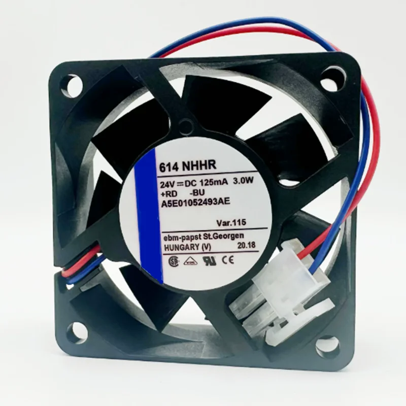 614NHHR A5E01052493AE DC24V3.0W 60*60*25MM 6CM Cooling Fan