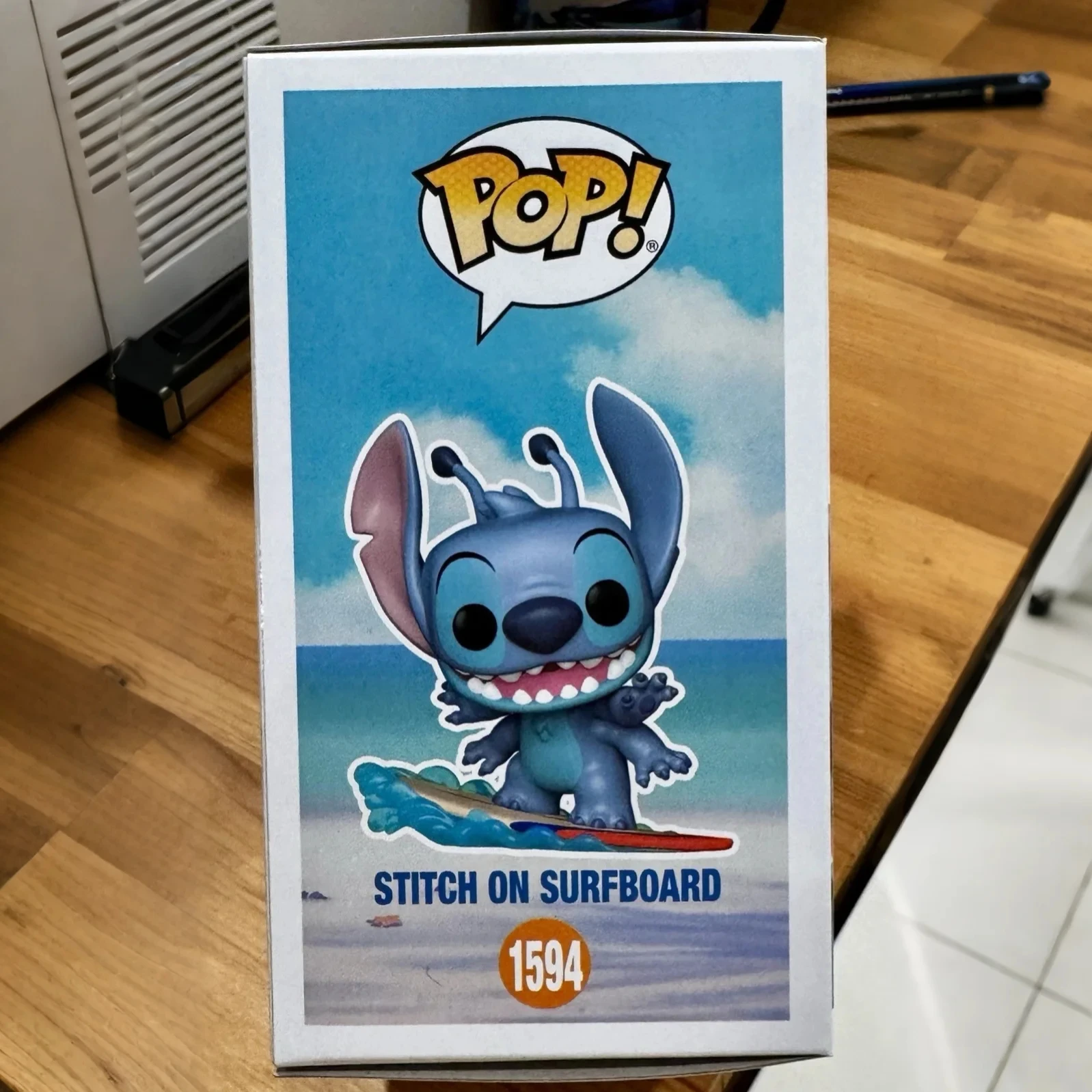 

Disney Anime Figure Stitch on Surfboard 1594 FUNKO POP Lilo & Stitch 2025 Summer Convention Collectible Limited Edition Toy Gift