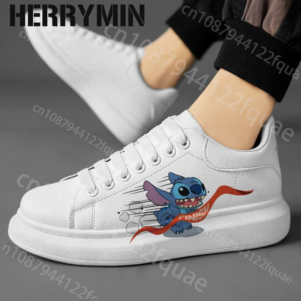 Stitch shoes Sneakers Men Women couple casual Shoes Male Platform kateboarding Fashion Girls Casual Shoes flats 3D graffiti