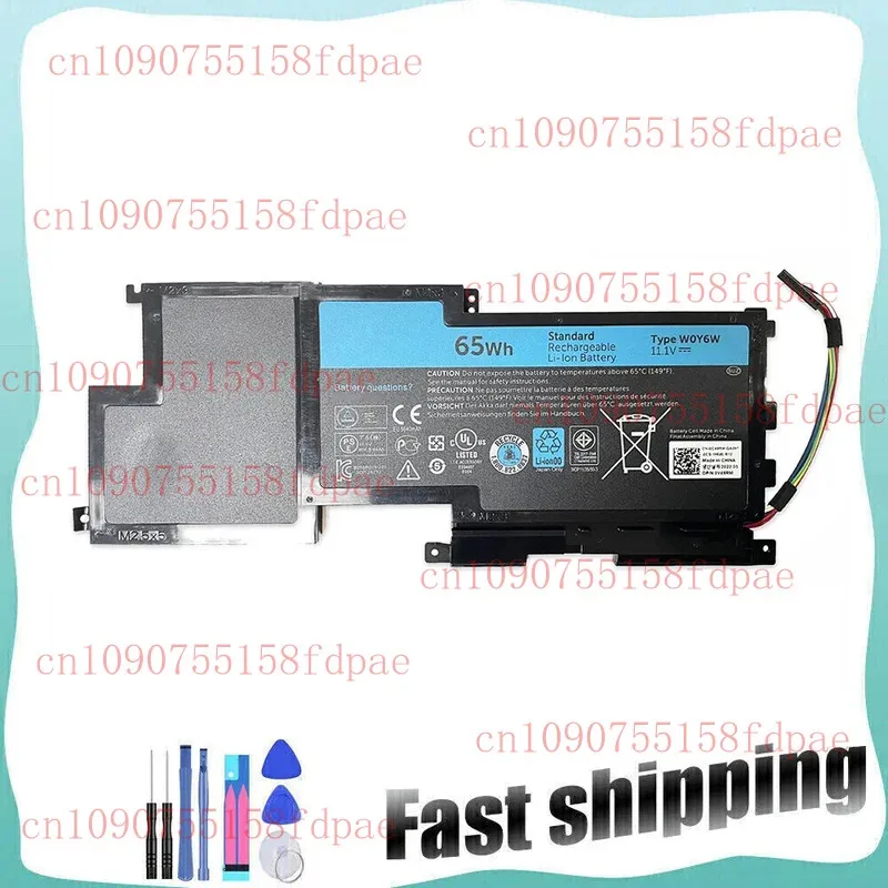 

W0Y6W Battery For XPS 15 15-L521X 15-3828 3NPC0 09F233 XPS15-3828 WOY6W T1G6P XMSJ