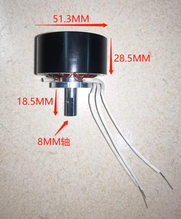 

Micro generator three-phase permanent magnet brushless dual purpose wind power generation 12v24v30W60W100W200W