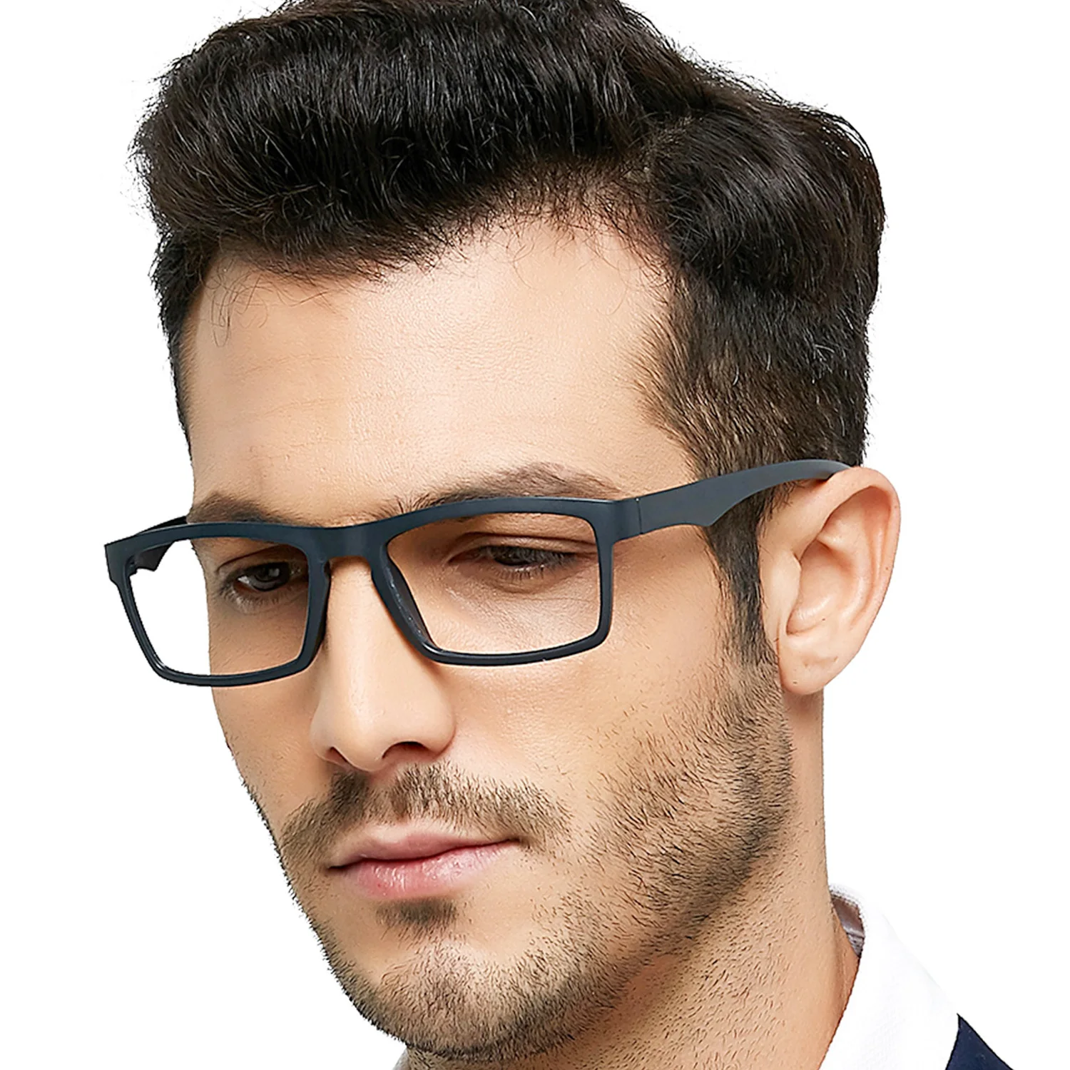 Men\'s Prescription Eyelasses Frame Optical Anti Blue Light Glasses TR90 Photochromic Sunglasses For Men Fashion Sun Shade Frame