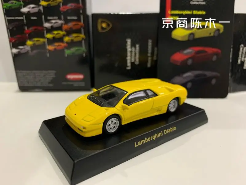 

Коллекция KYOSHO Lamborghini, Диабло, литой Сплав, модель на колесиках, украшения, подарок, 1/64