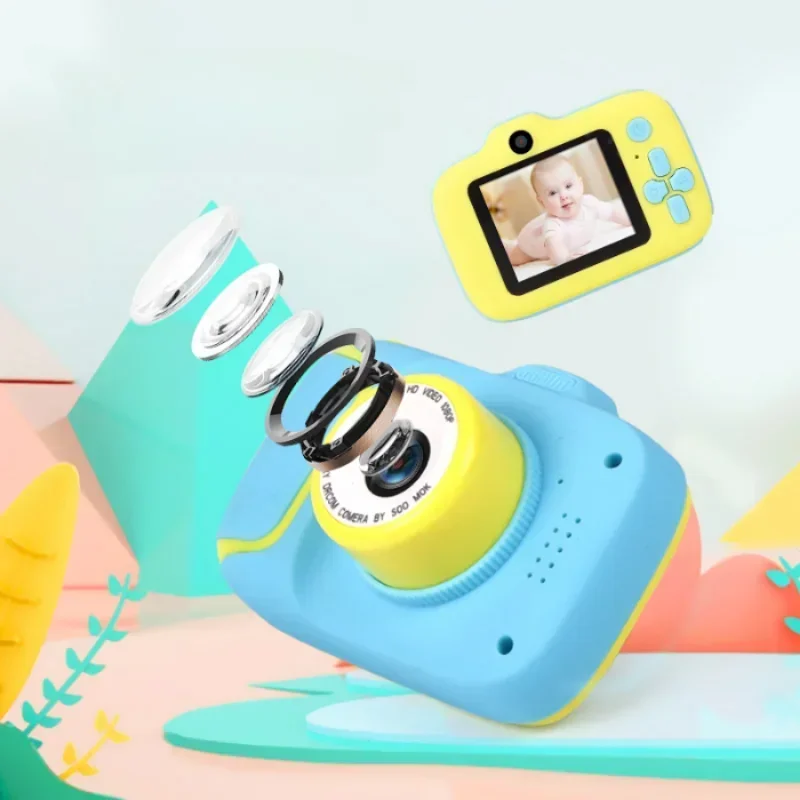 X11 Kindercamera Mini Cartoon HD Digitale Camera Jongens en Meisjes Draagbare 1080P Camera Speelgoed voor Kinderen Verjaardag Kerstcadeau
