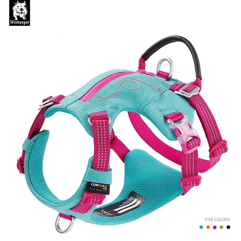 WINHYEPET Pet Harness YH1811 Double H Anti-Escape Harness 360° Fit To The Body Convenient Outdoor Storage 3M Reflective Material