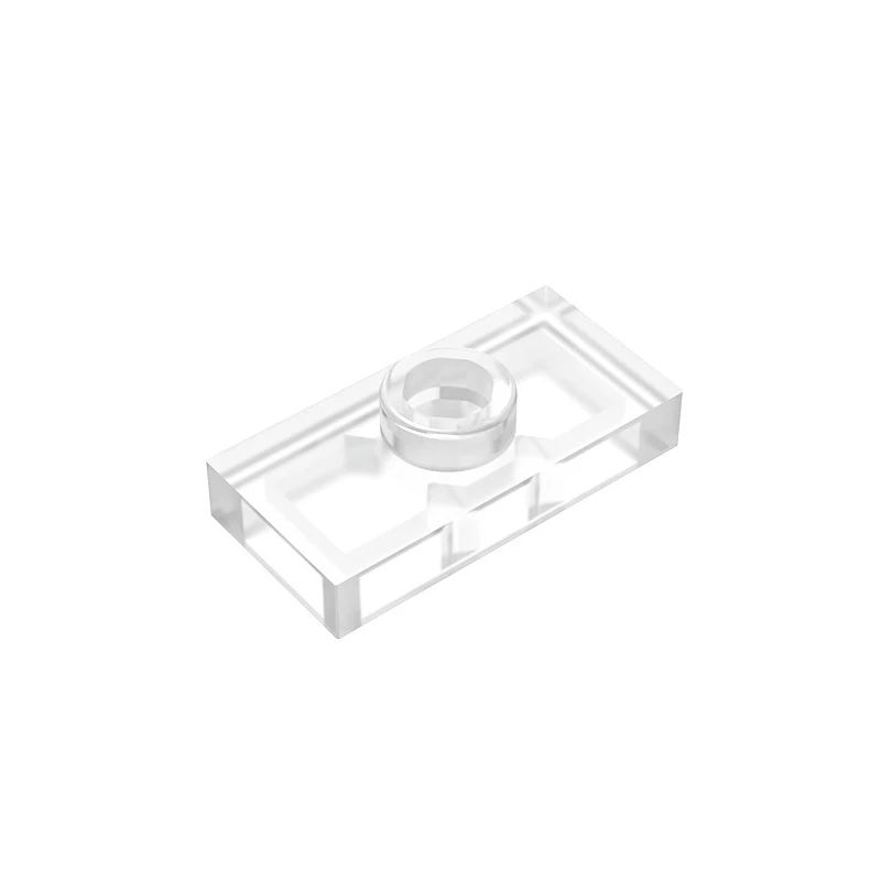 MOC 부품 GDS-803 플레이트 1X2 W. 1 손잡이 레고 15573 3794 어린이 장난감과 호환 빌딩 블록 기술 조립