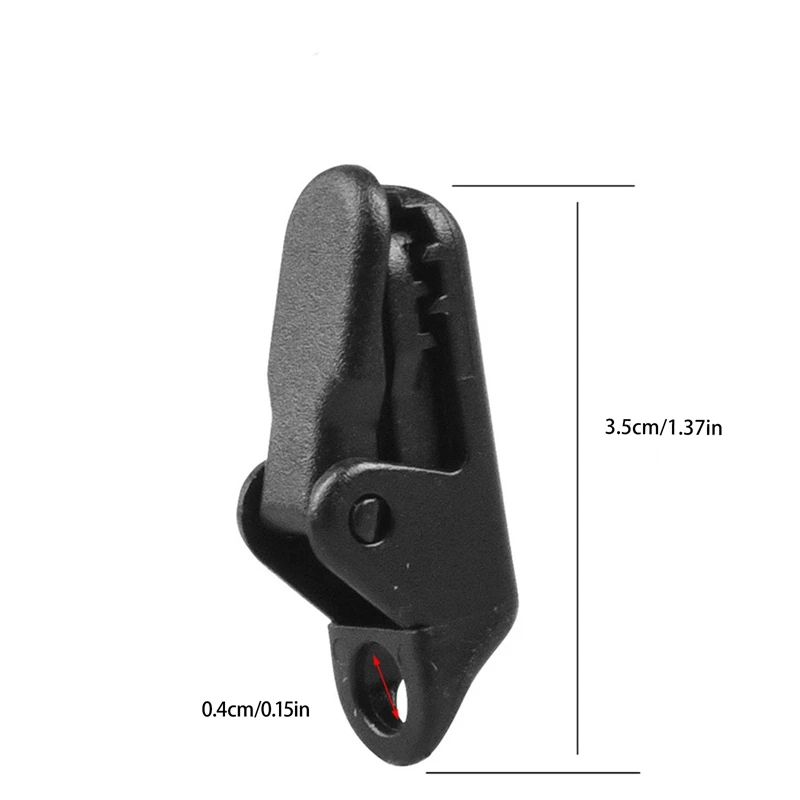 10 Pack Tent Canopy Clips Tarpaulin Holder Clips Outdoor Wind Rope Clips Reusable Awning Climbing Camping Accessories