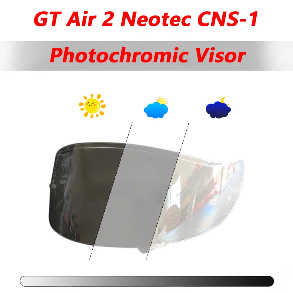 

Helmet Visor For Shoei GT Air Neotec CNS-1 gt air 2 Photochromic Visor Lenses Full Face Helmet Shield Parts