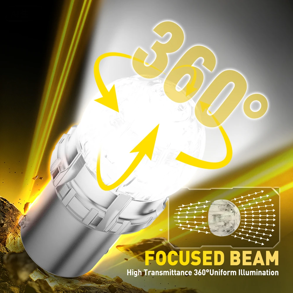 2Pcs AUXITO 1156 P21W LED Canb - Led Tail Light Bulb Canbus ulasan dan harga