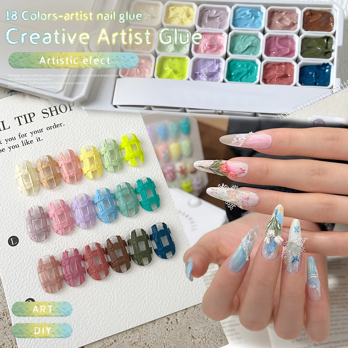 

18-Colors Solid Oil Painting Gel Nail Polish Semi Permanent Nail Art Soaking UV LED Texture Gel Manicure Gift Nail Salon DIY