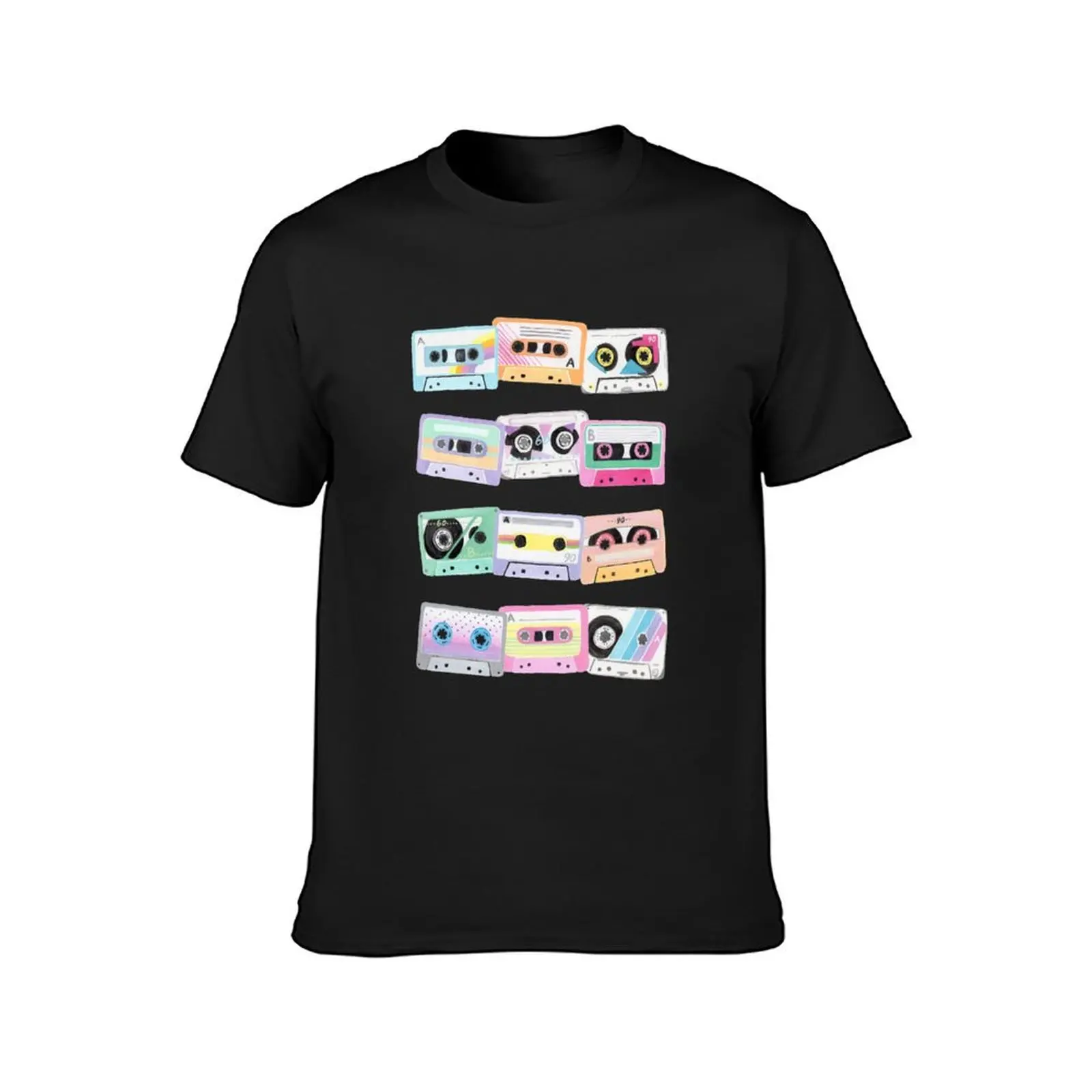 Cassette Tapes - Pastel Colors T-Shirt new edition blacks sweat mens champion t shirts