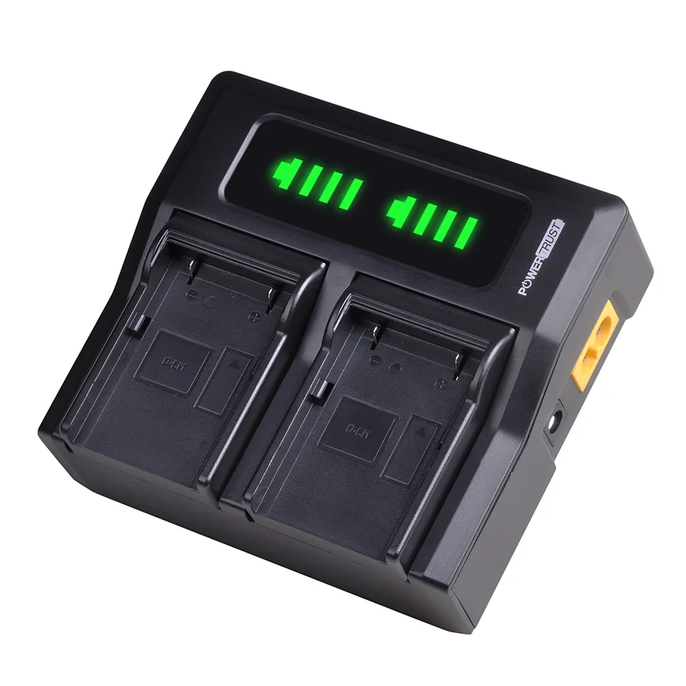 1x 54344 Battery Charger with LED display for Trimble 29518 46607 52030 38403 5700 5800 R7 R8 GNSS MT1000 GPS Receiver Batteries