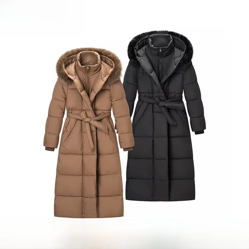 

New Autumn Winter Women's Long Cotton Jaet Hand Padded Faionable Versatile ZR Sle Commute Slim Fit Zipper Closure ...