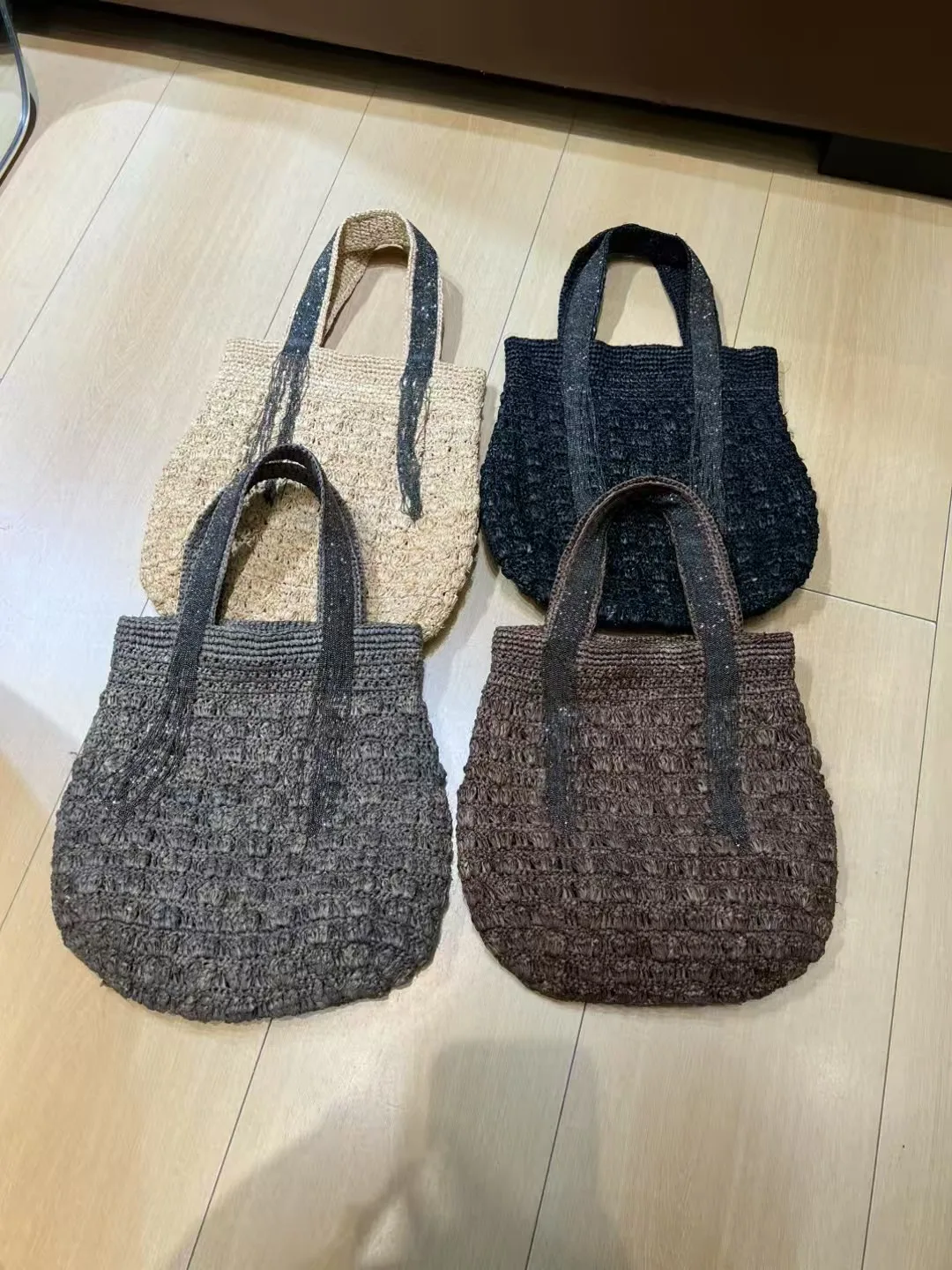 

Новая женская соломенная тканая сумка, модная универсальная элегантная повседневная сумка-тоут