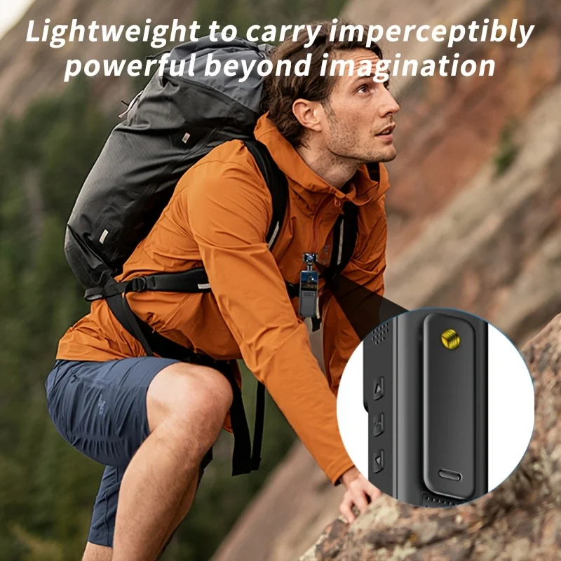 4K-Action-Kameras, Taschenkamera, 2K HD, tragbar, Nachtsicht, Sport, DV, digitales Video, Fitness-Enthusiasten-Recorder, 360° drehbar