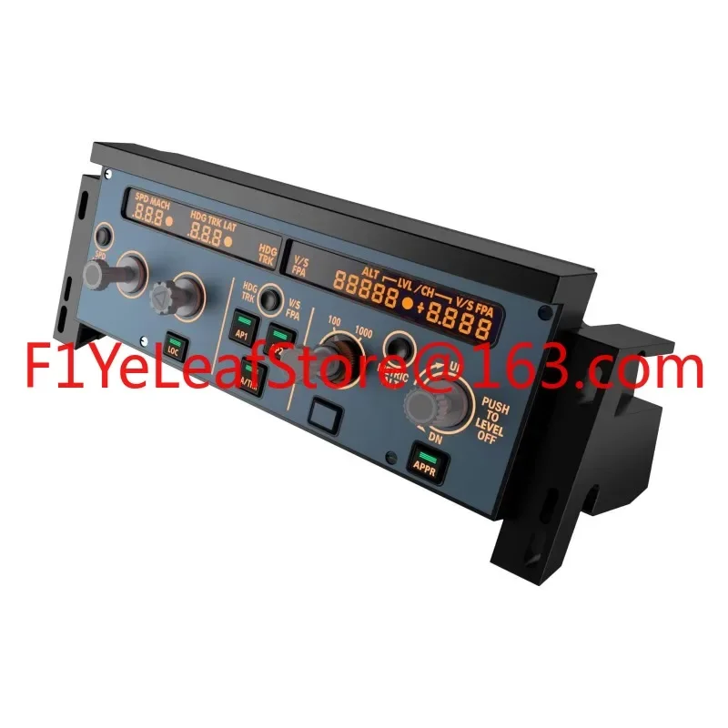 SimPlayer A320 FCU Flight Control Unit Panel X-Plane MSFS2020 Game Simulator Dual Driving Mode Support for SIMAPP Plug and Play