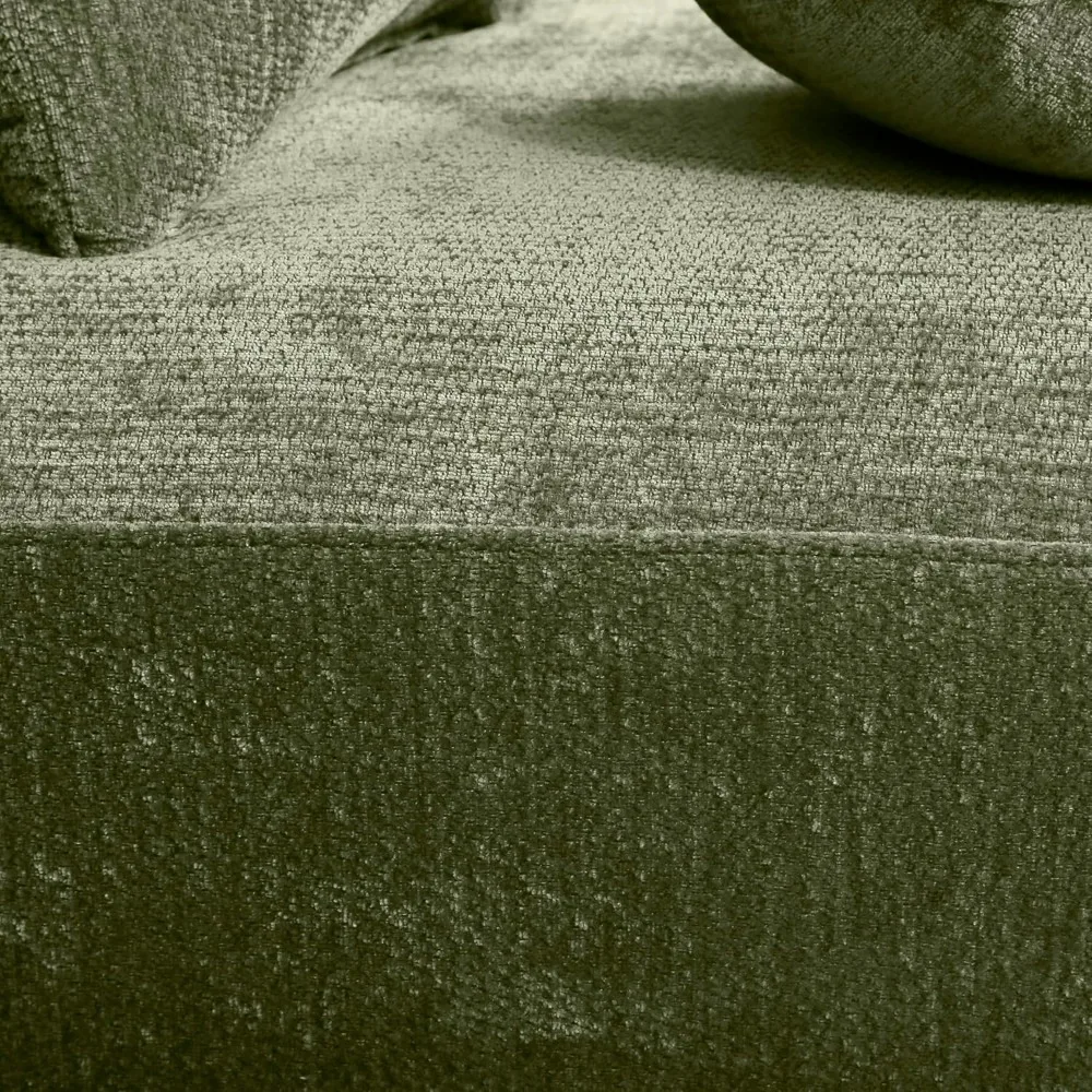 미드 센추리 모던 3피스 곡선형 섹셔널 소파 세트, 대형 치즈롱 포함, 고밀도 스펀지