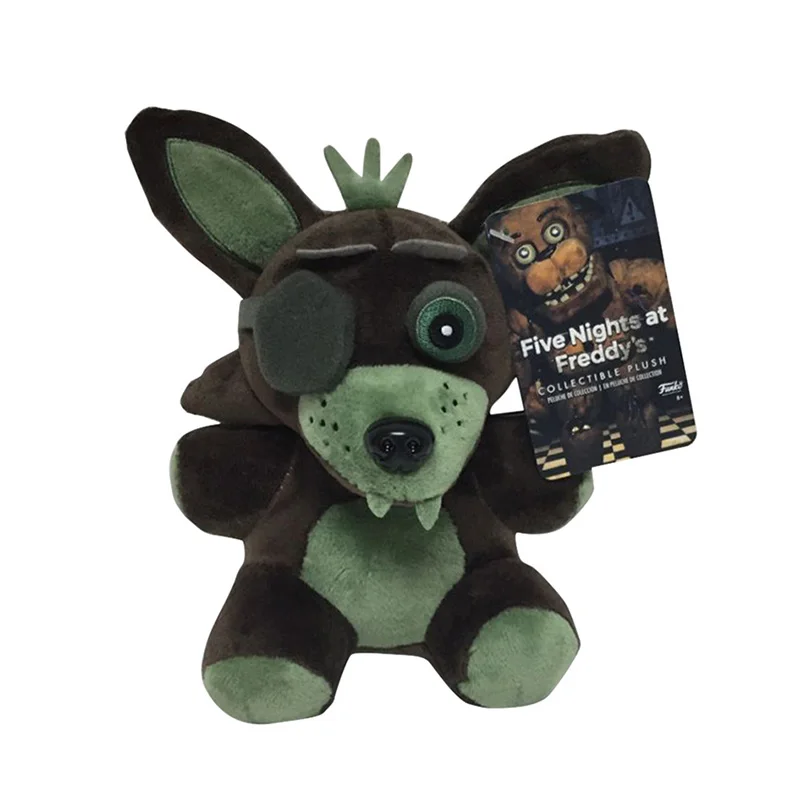 18CM cinco noches en Freddy Fnaf lindos juguetes de peluche muñeca de juego Bonnie Bear Foxy muñecos de peluche de dibujos animados Freddy juguetes para niños regalos