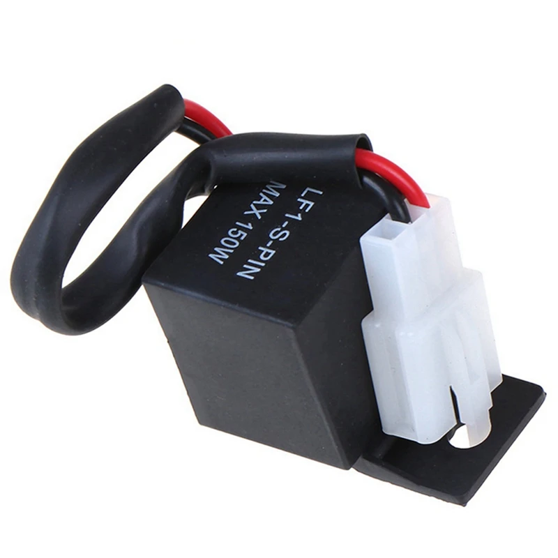 

2X 12V LED Relay Indicator Relay Motorcycle Quad Load Independent Indicator LF1-S-PIN MAX 150W 2 PIN