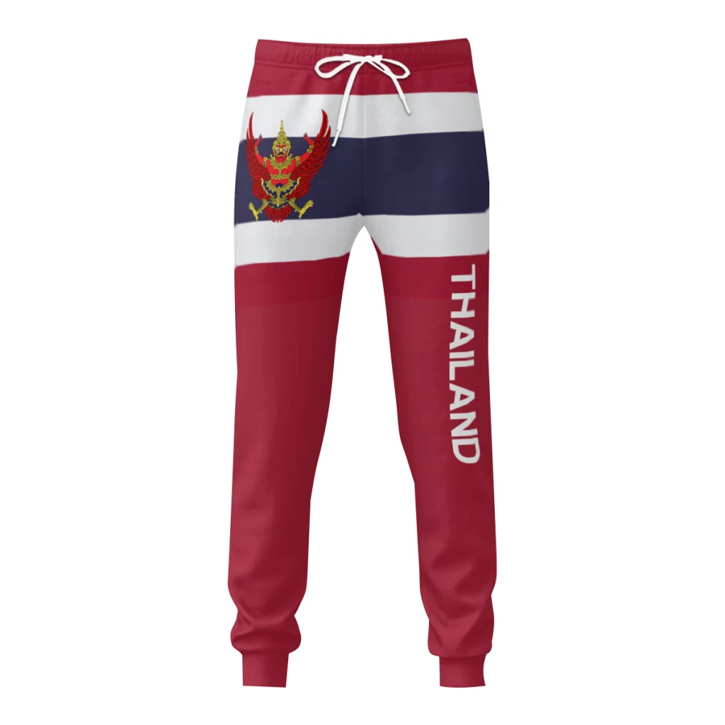 

Мужские спортивные штаны Брюки с флагом Таиланда и карманами Бегуны Футбол Футбол Многофункциональные спортивные штаны с шнурком